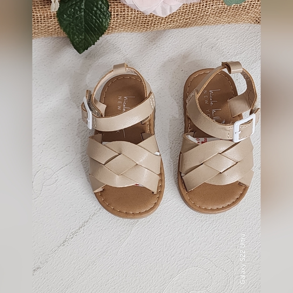 Nicole Miller Kids Tan Sandals